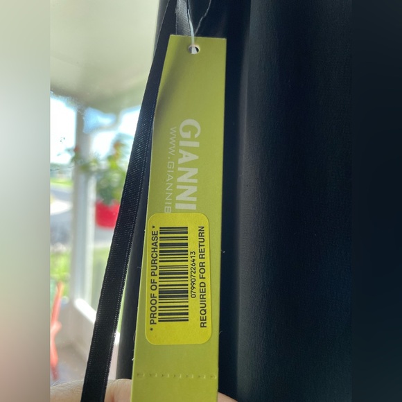 GIANNI BINI Sharon Black Silk LBD - Picture 7 of 9